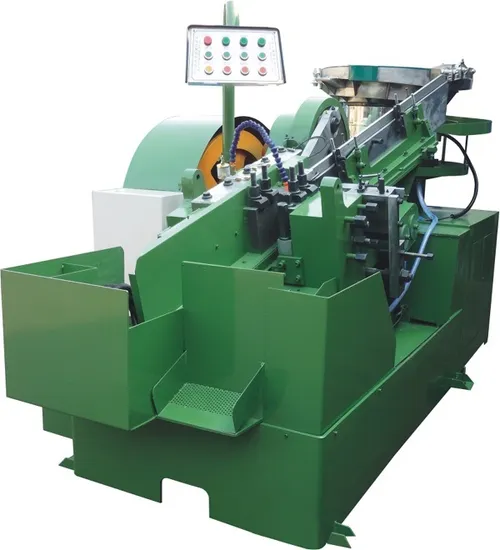 Funktionale automatische Gewinderollmaschine für die Schraubenproduktionslinie auf Lager