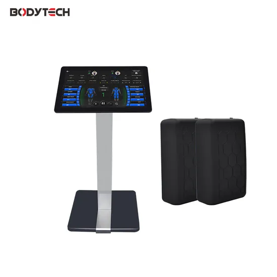 Bodytech EMS Professionelles kabelloses EMS-System für Fitnessstudios, Multi-Gruppen-Funktions-EMS-Trainingsanzug, 1V2-Training