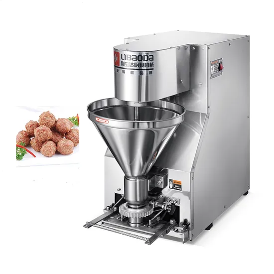 Heiße beliebte funktionale automatische Falafelbällchen-Herstellungsmaschine Hersteller von Fleischbällchen Fleischbällchen-Schäummaschine