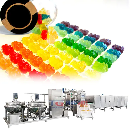 Vollautomatische Collagen Gummy Vitamin Gummy Functional Gummy Maschine und Produktionslinie