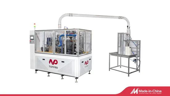 Funktionelle Pappbechermaschine mit mittlerer Geschwindigkeit